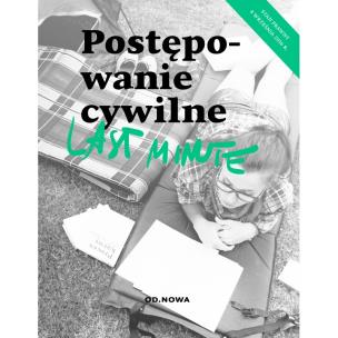 Okładka książki Last minute Postępowanie cywilne 2016