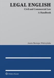 Okładka książki Legal English Civil and Commercial Law. A Handbook