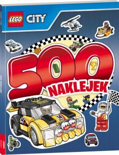 Okładka książki Lego City 500 naklejek