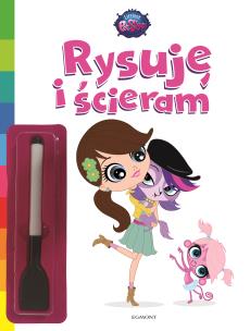 Okładka książki Littlest Pet Shop Rysuję i ścieram
