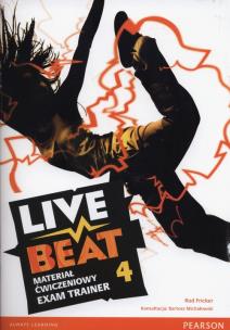 Okładka książki Live Beat 4 Exam Trainer Materiał ćwiczeniowy