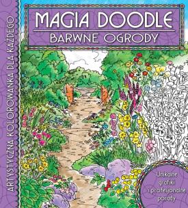 Okładka książki Magia Doodle. Barwne ogrody