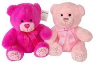 Opakowanie Malinowy miś 27 cm, 2 kolory