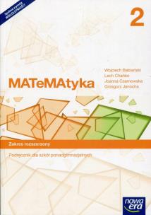 MATeMAtyka 2 Podręcznik Zakres rozszerzony Szkoła ponadgimnazjalna LO 2 ZR. Autor: Babiański Wojciech, Chańko Lech, Czarnowska Joanna. Multiszop.pl Okładka książki MATeMAtyka 2 Podręcznik Zakres rozszerzony Szkoła ponadgimnazjalna LO 2 ZR