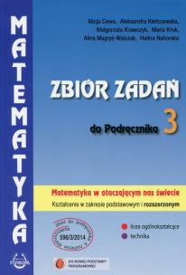 Okładka książki Matematyka w otaczającym nas świecie Zbiór zadań do podręcznika Zakres podstawowy i rozszerzony
