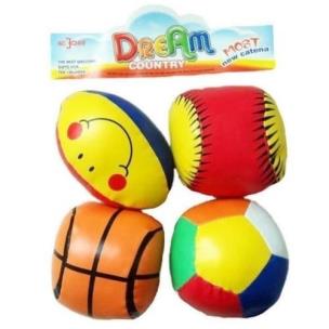 Opakowanie Miękkie piłki 4 sztuki
