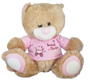 Opakowanie Miś Jeremiasz w koszulce różowej 30cm