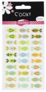 Opakowanie Naklejki 3D Rybki MAILDOR