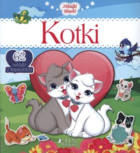 Okładka książki Naklejki Iskierki Kotki
