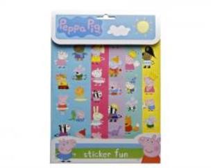 Opakowanie Naklejki w dużym zestawie Świnka Peppa