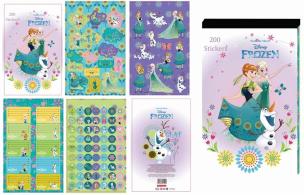 Okładka książki Naklejki w zeszycie Frozen