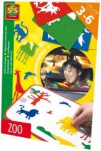 Opakowanie Nalepki na szybę - Zoo