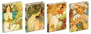 Opakowanie Notatnik Narcissus Mucha 14x20 zestaw 4 wzory