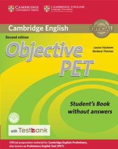 Okładka książki Objective PET Student's Book without Answers with CD-ROM with Testbank