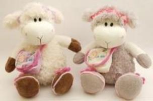 Opakowanie Owieczka Blanka z torebką 27 cm, 2 kolory