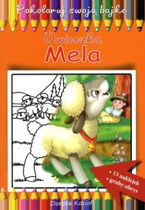 Okładka książki Owieczka Mela Pokoloruj swoją bajkę