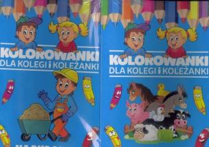 Okładka książki Pakiet Kolorowanki dla kolegi i koleżanki w. 2016