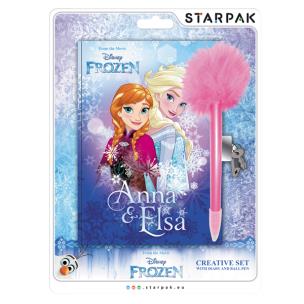 Opakowanie Pamiętnik z długopisem Frozen