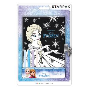 Opakowanie Pamiętnik z pisakami Frozen