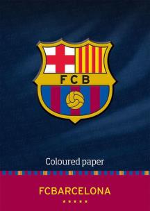 Opakowanie Papier kolorowy w teczce A4 FC Barcelona