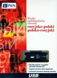 Opakowanie PenDrive Wielki multimedialny słownik rosyjsko-polski polsko-rosyjski