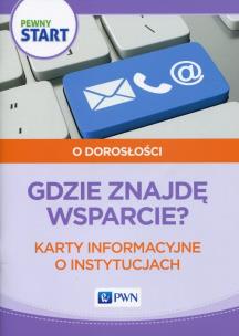 Okładka książki Pewny start O dorosłości Gdzie znajdę wsparcie