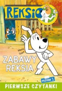 Okładka książki Pierwsze czytanki Zabawy Reksia (poziom 1)