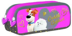 Opakowanie Piórnik saszetka dwukomorowa Secret life of pets różowy