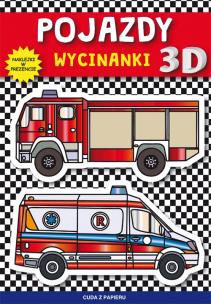 Okładka książki Pojazdy Wycinanki 3D