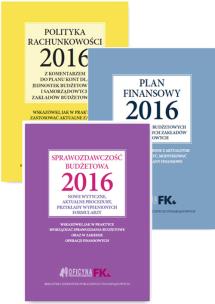 Opakowanie Polityka rachunkowości 2016 / Plan finansowy 2016 / Sprawozdawczość budżetowa 2016