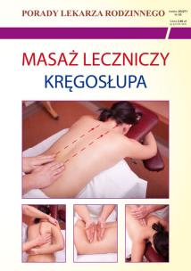 Okładka książki Porady lek. rodzinnego. Masaż leczniczy kręgosłupa