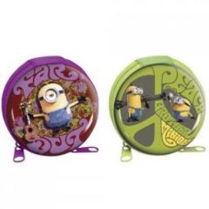 Opakowanie Portmonetka okrągła metalowa Minionki