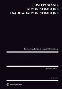 Okładka książki Postępowanie administracyjne i sądowoadministracyjne