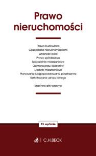 Okładka książki Prawo nieruchomości oraz ustawy towarzyszące