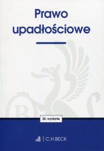 Okładka książki Prawo upadłościowe