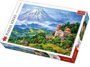 Opakowanie Puzzle 1000 Pejzaż z wulkanem TREFL