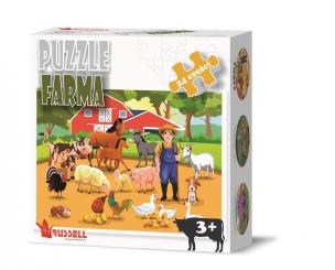 Opakowanie Puzzle 24 Farma RUSSEL
