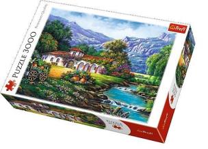 Opakowanie Puzzle 3000 Hacjenda nad strumieniem TREFL