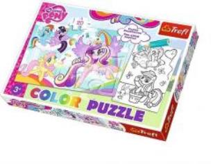 Opakowanie Puzzle Color Kucyki Pony w swojej krainie TREFL