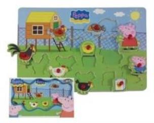 Opakowanie Puzzle Kurnik Świnka Peppa