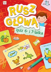 Okładka książki Rusz głową Quiz 6- i 7-latka