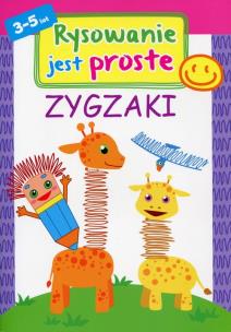Okładka książki Rysowanie jest proste: Zygzaki