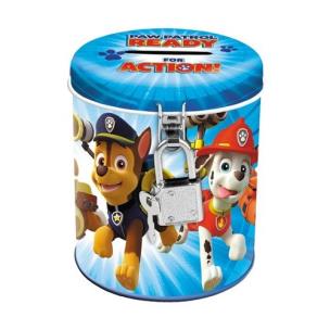 Opakowanie Skarbonka metalowa okrągła Psi Patrol