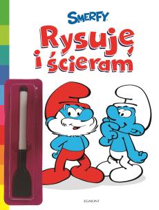 Okładka książki Smerfy Rysuję i ścieram