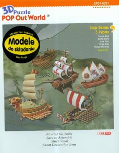 Opakowanie Statki i żaglowce 5 modeli