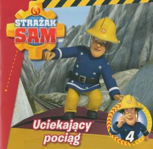 Okładka książki Strażak Sam nr 4 Uciekający pociąg