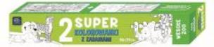 Opakowanie Super kolorowanka z zadaniami ZOO