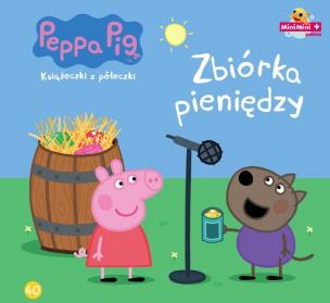Okładka książki Świnka Peppa. Książeczki z.. 40 Zbiórka pieniędzy
