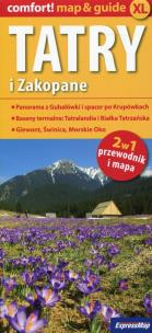 Okładka książki Tatry i Zakopane 2w1 Przewodnik i mapa