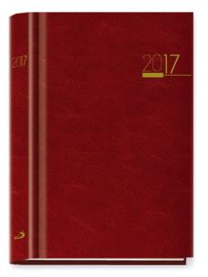 Opakowanie Terminarz 2017 B6 Madrid - brązowy